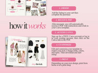 Personalized Digital Birthday Magazine Template for Her - Editable Canva Template